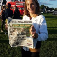 Paula Radcliffe ecstatic with getting her hands on a copy of the CNJ